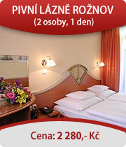 Pivní lázně Rožnov pro dva